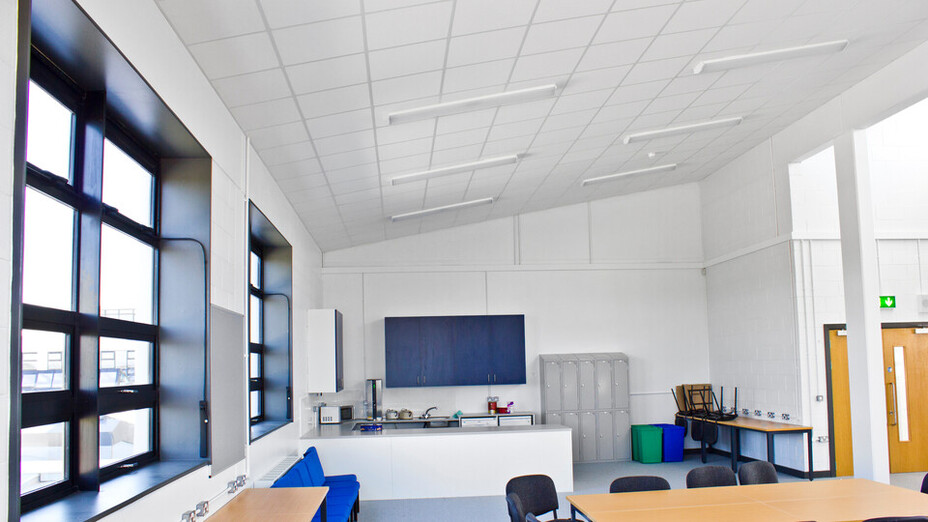 Rockfon Artic Basic White Ceiling Tiles Good Acoustics